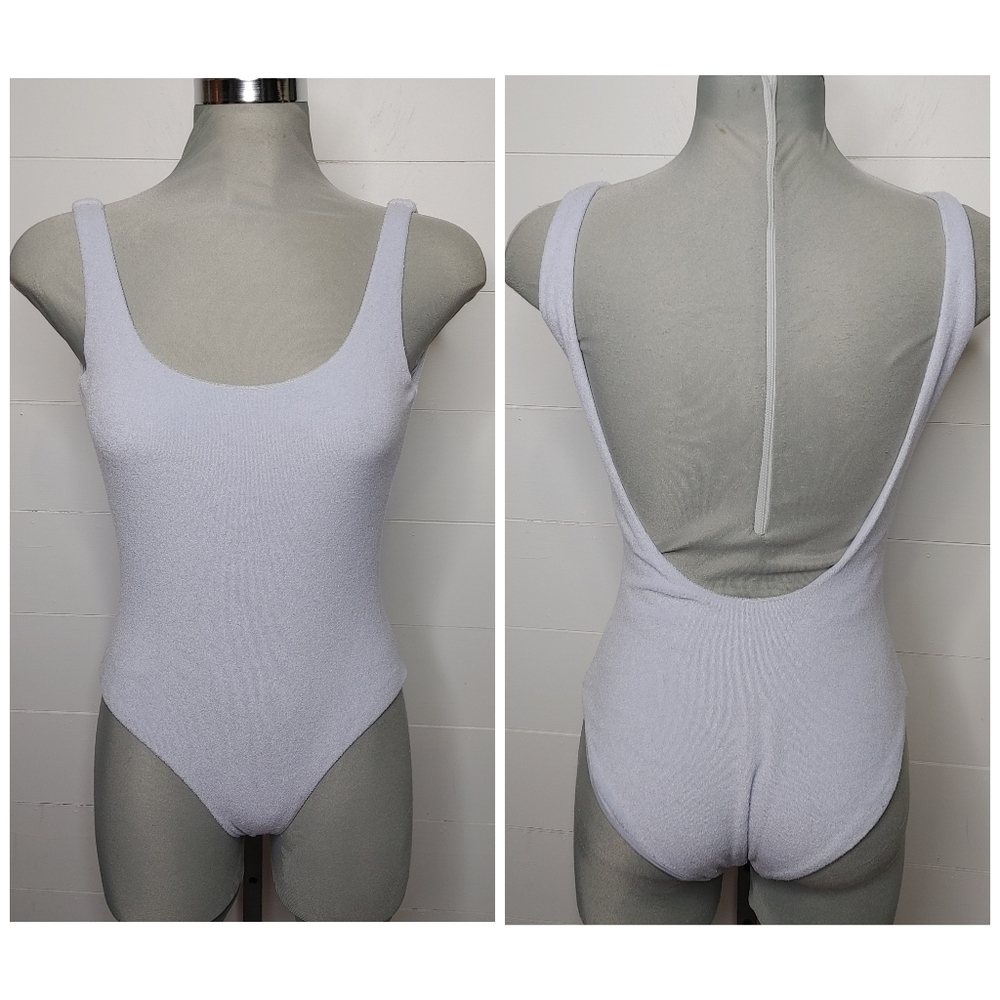 Onia terry one piece swimsuit size S